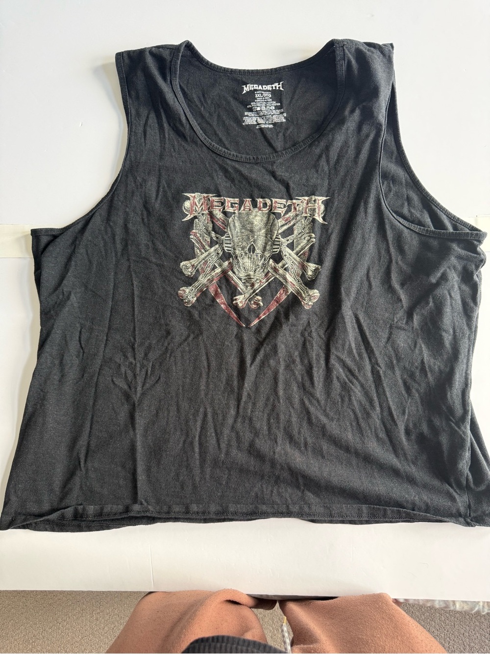 Megadeth Black Graphic Tank Top